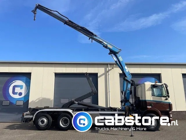 DAF CF 85.340 6X2 Euro 3 - Haakarm containersystem - Hooklift - Abrollkipper - Year 2004 - HMF 1680-K2 Crane - Grua - Ladekran - Autolaadkraan - Hákový nosič kontajnerov, Auto s hydraulickou rukou: obrázok 5 DAF CF 85.340 6X2 Euro 3 - Haakarm containersystem - Hooklift - Abrollkipper - Year 2004 - HMF 1680-K2 Crane - Grua - Ladekran - Autolaadkraan - Hákový nosič kontajnerov, Auto s hydraulickou rukou: obrázok 5