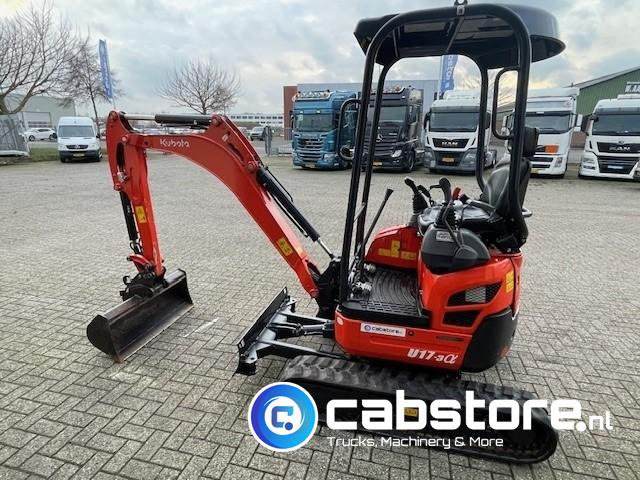 Kubota u17-3 Midi graafmachine - Bouwjaar 2019 - Urenstand 745 !! - Very good condition - Mini rýpadlo: obrázok 5 Kubota u17-3 Midi graafmachine - Bouwjaar 2019 - Urenstand 745 !! - Very good condition - Mini rýpadlo: obrázok 5