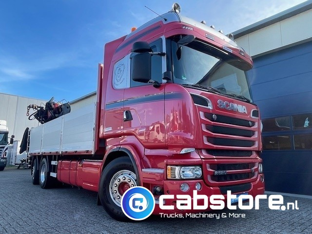Scania R520 LB6X2*4HNB Euro 6 - Bouwjaar 2013 - Highline - Opticruise - Open box + Palfinger PK 24001-K B Autolaadkraan - Good condition ! - Valníkový/ Plošinový nákladný automobil, Auto s hydraulickou rukou: obrázok 4 Scania R520 LB6X2*4HNB Euro 6 - Bouwjaar 2013 - Highline - Opticruise - Open box + Palfinger PK 24001-K B Autolaadkraan - Good condition ! - Valníkový/ Plošinový nákladný automobil, Auto s hydraulickou rukou: obrázok 4