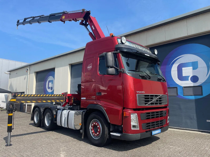 Volvo FH440 6X2R Euro 5 Kraantrekker - Year 2007 - Ladekran - Crane - Grua HMF 2820 K5 - Remote control - Good condition !! - Auto s hydraulickou rukou: obrázok 1 Volvo FH440 6X2R Euro 5 Kraantrekker - Year 2007 - Ladekran - Crane - Grua HMF 2820 K5 - Remote control - Good condition !! - Auto s hydraulickou rukou: obrázok 1