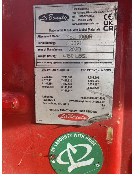 LaBounty MSD1000R - Demolačné kliešte pre Stavebné stroje: obrázok 4 LaBounty MSD1000R - Demolačné kliešte pre Stavebné stroje: obrázok 4