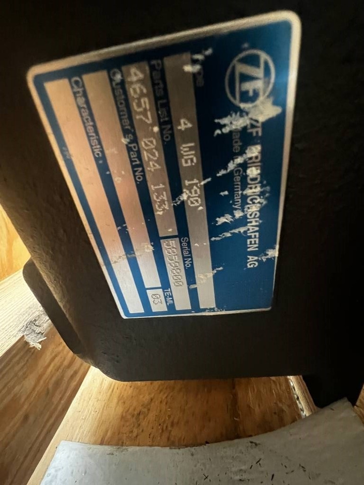 Nový Hydraulika pre Poľnohospodárske stroje CNH Powershift - CNH / ZF - 4WG190 ZF: obrázok 13