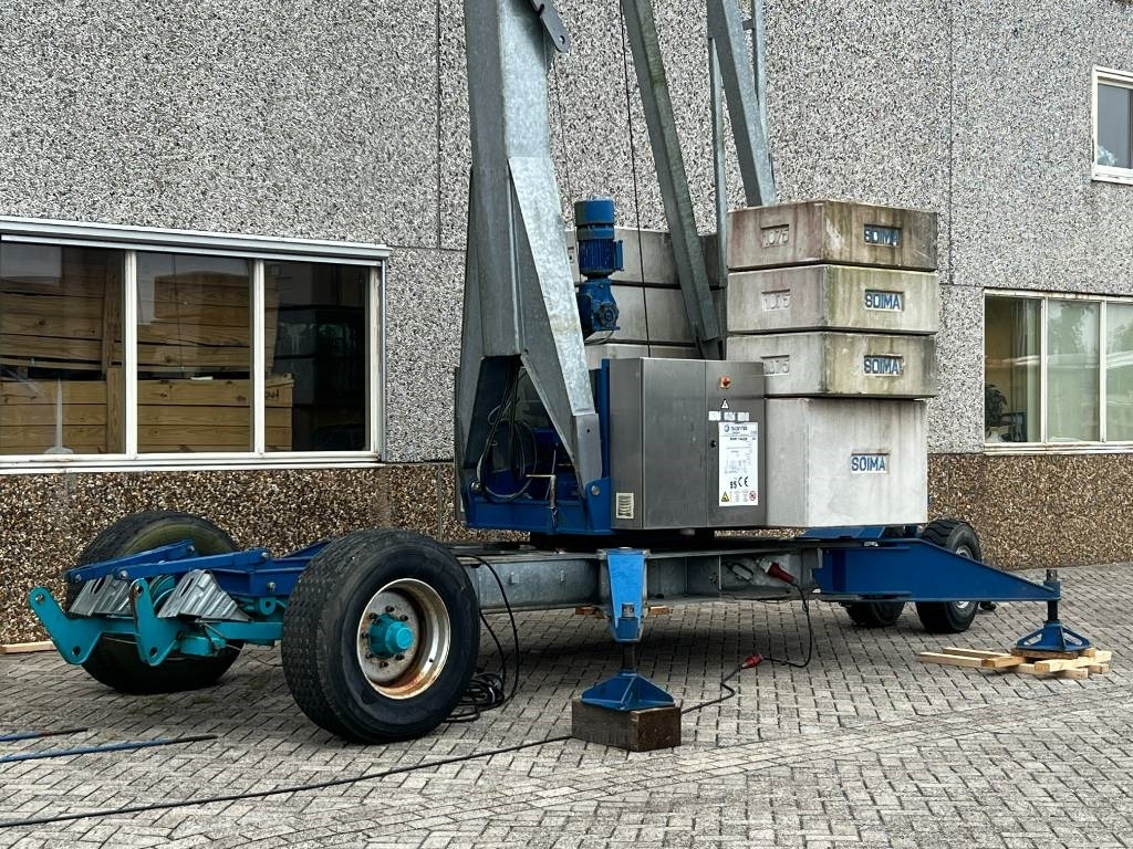 Soima Construction crane SOIMA SGH 19x28 - 28 mete - Prívesná plošina: obrázok 2 Soima Construction crane SOIMA SGH 19x28 - 28 mete - Prívesná plošina: obrázok 2