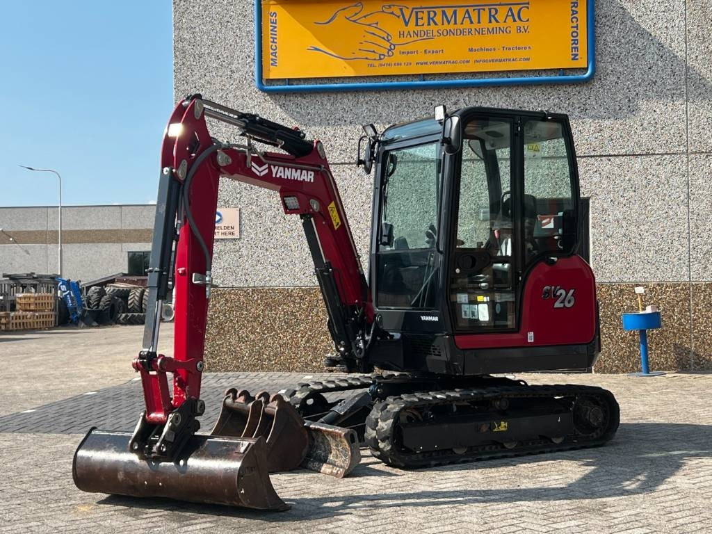 Yanmar SV26, quick bucket release, 294 hours, 2022! - Mini rýpadlo: obrázok 1 Yanmar SV26, quick bucket release, 294 hours, 2022! - Mini rýpadlo: obrázok 1