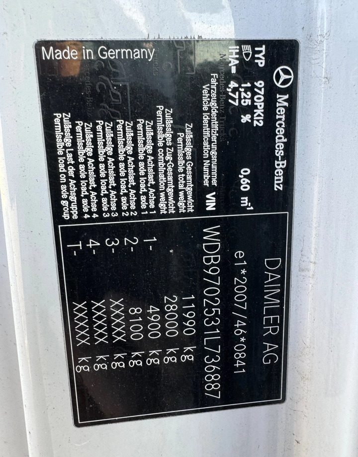 Leasing MERCEDES-BENZ ATEGO 1224 Motor 6374 cm3!! Aktualne UDT!! MERCEDES-BENZ ATEGO 1224 Motor 6374 cm3!! Aktualne UDT!!: obrázok 8