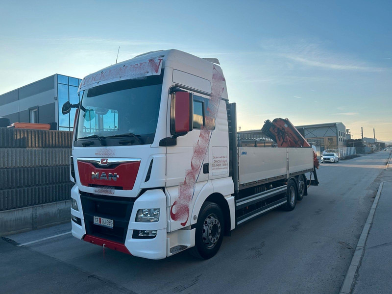 MAN TGX 26.440 - Valníkový/ Plošinový nákladný automobil, Auto s hydraulickou rukou: obrázok 2 MAN TGX 26.440 - Valníkový/ Plošinový nákladný automobil, Auto s hydraulickou rukou: obrázok 2