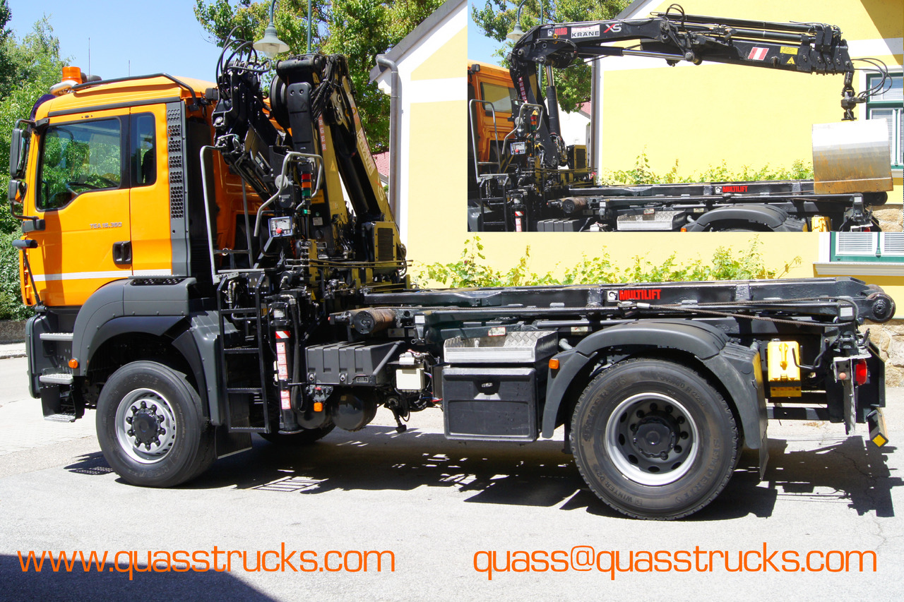MAN TGA 18.360 BL 4x4/Euro 4/TÜV/HIAB 111 korbfähig/MULTILIFT/Winterdienst - Hákový nosič kontajnerov, Auto s hydraulickou rukou: obrázok 3 MAN TGA 18.360 BL 4x4/Euro 4/TÜV/HIAB 111 korbfähig/MULTILIFT/Winterdienst - Hákový nosič kontajnerov, Auto s hydraulickou rukou: obrázok 3