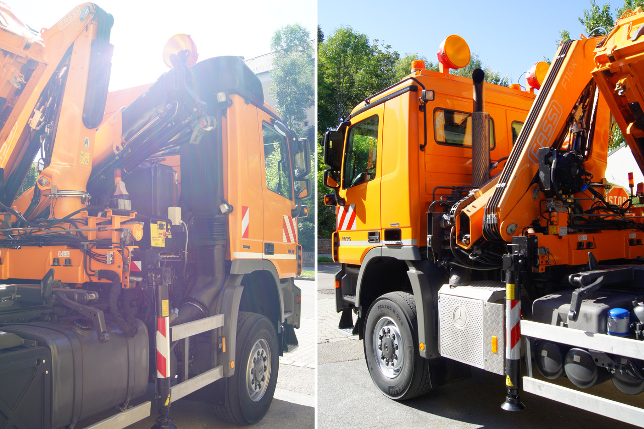MERCEDES-BENZ ACTROS 1836 /4x4/TÜV/FASSI 110/MEILLER/Winterdienst/Wechselsystem - Vozidlo na odpratávanie snehu: obrázok 5 MERCEDES-BENZ ACTROS 1836 /4x4/TÜV/FASSI 110/MEILLER/Winterdienst/Wechselsystem - Vozidlo na odpratávanie snehu: obrázok 5