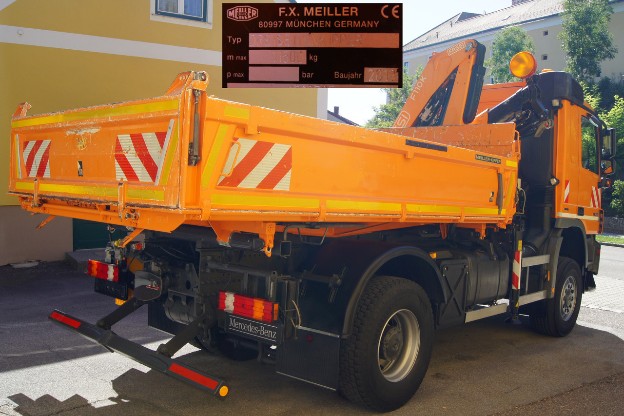 MERCEDES-BENZ ACTROS 1836 /4x4/TÜV/FASSI 110/MEILLER/Winterdienst/Wechselsystem - Vozidlo na odpratávanie snehu: obrázok 4 MERCEDES-BENZ ACTROS 1836 /4x4/TÜV/FASSI 110/MEILLER/Winterdienst/Wechselsystem - Vozidlo na odpratávanie snehu: obrázok 4