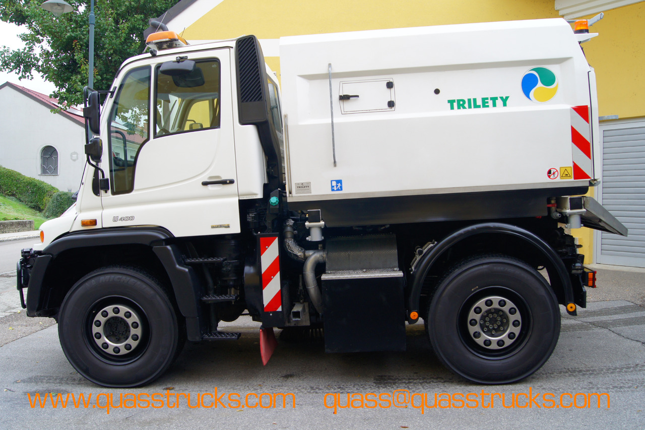 MERCEDES-BENZ Unimog U400 + TRILETY Kehrmaschine/TÜV/EUR4/Leistungshydraulik - Zametacie vozidlo: obrázok 3 MERCEDES-BENZ Unimog U400 + TRILETY Kehrmaschine/TÜV/EUR4/Leistungshydraulik - Zametacie vozidlo: obrázok 3