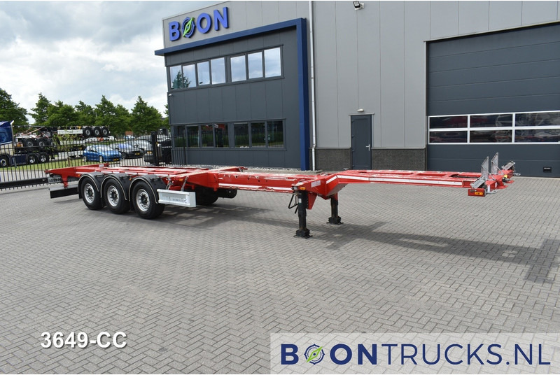 D-Tec FLEXITRAILER | 2x20-30-40-45ft HC * 2x LIFT AXLE * 2x EXTENDABLE * DISC BRAKES - Náves preprava kontajnerov/ Výmenná nadstavba: obrázok 4 D-Tec FLEXITRAILER | 2x20-30-40-45ft HC * 2x LIFT AXLE * 2x EXTENDABLE * DISC BRAKES - Náves preprava kontajnerov/ Výmenná nadstavba: obrázok 4