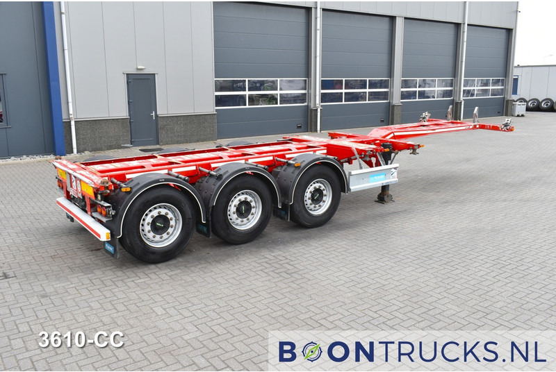 D-Tec FLEXITRAILER | 2x20-30-40-45ft HC * 2x LIFT AXLE * 2x EXTENDABLE * DISC BRAKES - Náves preprava kontajnerov/ Výmenná nadstavba: obrázok 1 D-Tec FLEXITRAILER | 2x20-30-40-45ft HC * 2x LIFT AXLE * 2x EXTENDABLE * DISC BRAKES - Náves preprava kontajnerov/ Výmenná nadstavba: obrázok 1