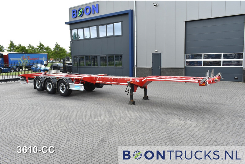 D-Tec FLEXITRAILER | 2x20-30-40-45ft HC * 2x LIFT AXLE * 2x EXTENDABLE * DISC BRAKES - Náves preprava kontajnerov/ Výmenná nadstavba: obrázok 4 D-Tec FLEXITRAILER | 2x20-30-40-45ft HC * 2x LIFT AXLE * 2x EXTENDABLE * DISC BRAKES - Náves preprava kontajnerov/ Výmenná nadstavba: obrázok 4