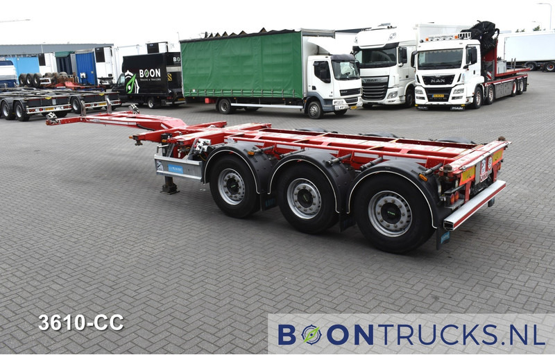 D-Tec FLEXITRAILER | 2x20-30-40-45ft HC * 2x LIFT AXLE * 2x EXTENDABLE * DISC BRAKES - Náves preprava kontajnerov/ Výmenná nadstavba: obrázok 3 D-Tec FLEXITRAILER | 2x20-30-40-45ft HC * 2x LIFT AXLE * 2x EXTENDABLE * DISC BRAKES - Náves preprava kontajnerov/ Výmenná nadstavba: obrázok 3