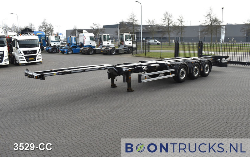 D-Tec PORTMASTER | 2x20-30-40-45ft HC * STEERING AXLE * SAF / DISC * 2x EXTENDABLE - Náves preprava kontajnerov/ Výmenná nadstavba: obrázok 5 D-Tec PORTMASTER | 2x20-30-40-45ft HC * STEERING AXLE * SAF / DISC * 2x EXTENDABLE - Náves preprava kontajnerov/ Výmenná nadstavba: obrázok 5