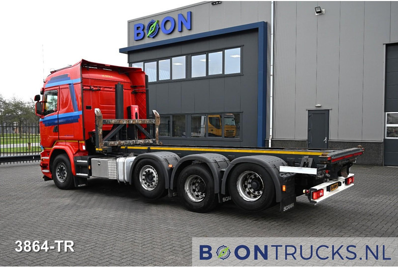 Scania R450 8x2 | EURO6 * CONTAINER TRANSPORT * 20ft TIPPING * NL TRUCK * APK 02-2026 - Kontejnérový podvozek/ Výměnná nástavba: obrázok 4 Scania R450 8x2 | EURO6 * CONTAINER TRANSPORT * 20ft TIPPING * NL TRUCK * APK 02-2026 - Kontejnérový podvozek/ Výměnná nástavba: obrázok 4