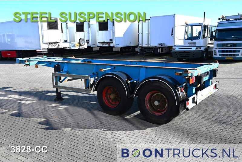 Schweriner Nutzfahrzeuge CS 20 CHASSIS | 20ft * STEEL SUSPENSION * BPW/DRUM * 9x AVAILABLE - Náves preprava kontajnerov/ Výmenná nadstavba: obrázok 2 Schweriner Nutzfahrzeuge CS 20 CHASSIS | 20ft * STEEL SUSPENSION * BPW/DRUM * 9x AVAILABLE - Náves preprava kontajnerov/ Výmenná nadstavba: obrázok 2