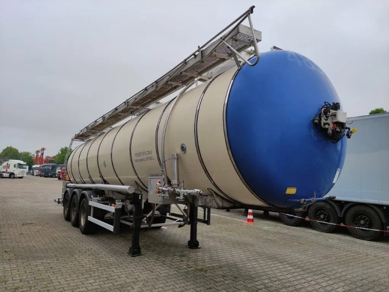 Feldbinder 33500 liter 3 kamer tankoplegger met Unibloc electric pomp - Cisternový náves: obrázok 5 Feldbinder 33500 liter 3 kamer tankoplegger met Unibloc electric pomp - Cisternový náves: obrázok 5