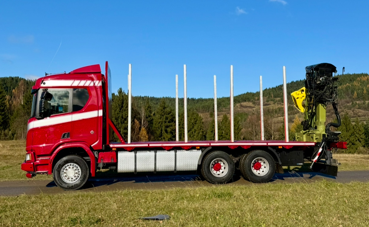 SCANIA R520 XT - Nákladné vozidlo na prepravu dreva, Auto s hydraulickou rukou: obrázok 3 SCANIA R520 XT - Nákladné vozidlo na prepravu dreva, Auto s hydraulickou rukou: obrázok 3