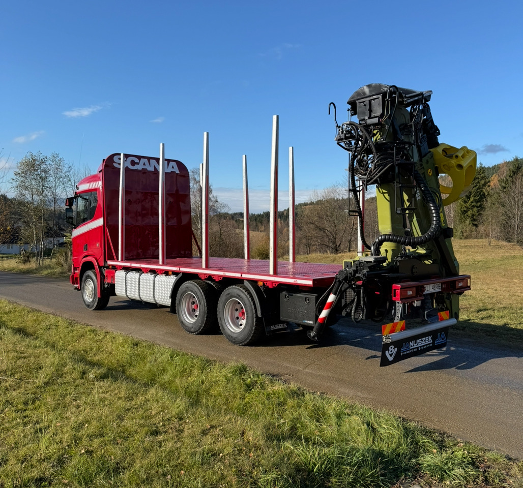 SCANIA R520 XT - Nákladné vozidlo na prepravu dreva, Auto s hydraulickou rukou: obrázok 4 SCANIA R520 XT - Nákladné vozidlo na prepravu dreva, Auto s hydraulickou rukou: obrázok 4