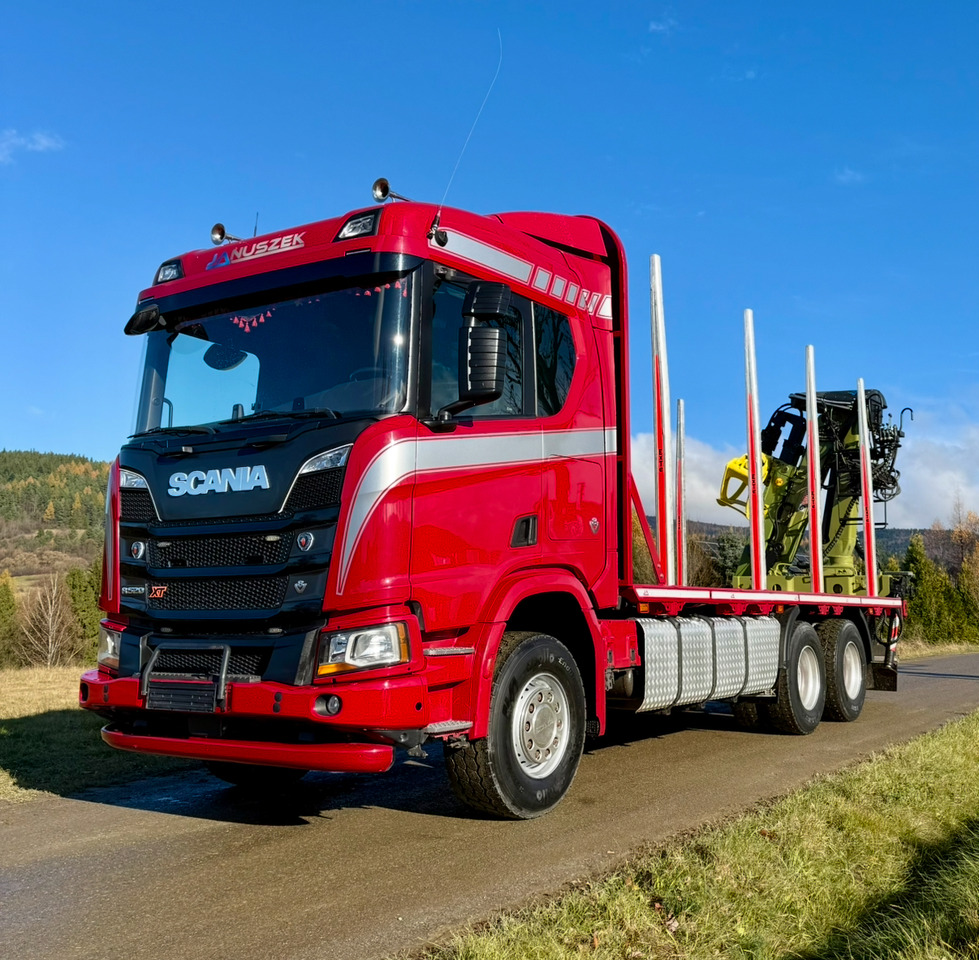 SCANIA R520 XT - Nákladné vozidlo na prepravu dreva, Auto s hydraulickou rukou: obrázok 1 SCANIA R520 XT - Nákladné vozidlo na prepravu dreva, Auto s hydraulickou rukou: obrázok 1