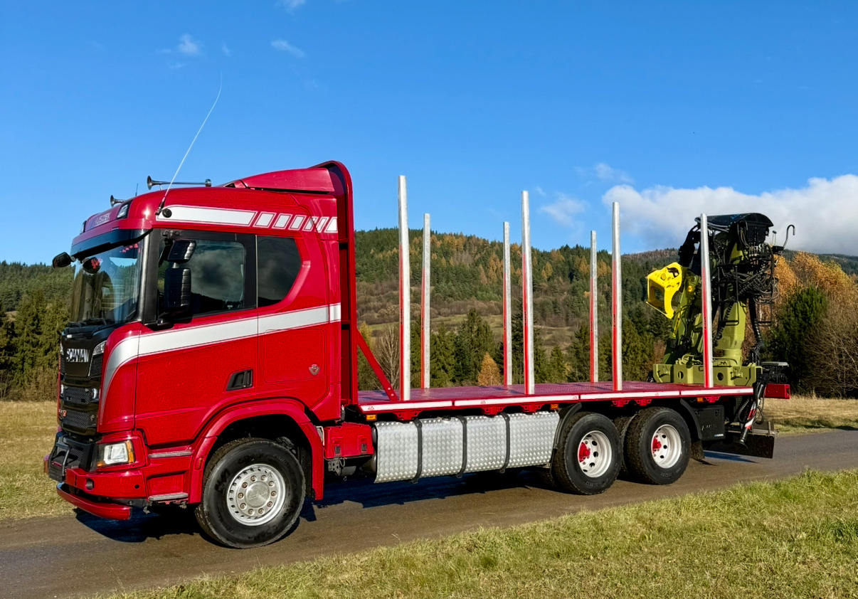 SCANIA R520 XT - Nákladné vozidlo na prepravu dreva, Auto s hydraulickou rukou: obrázok 2 SCANIA R520 XT - Nákladné vozidlo na prepravu dreva, Auto s hydraulickou rukou: obrázok 2