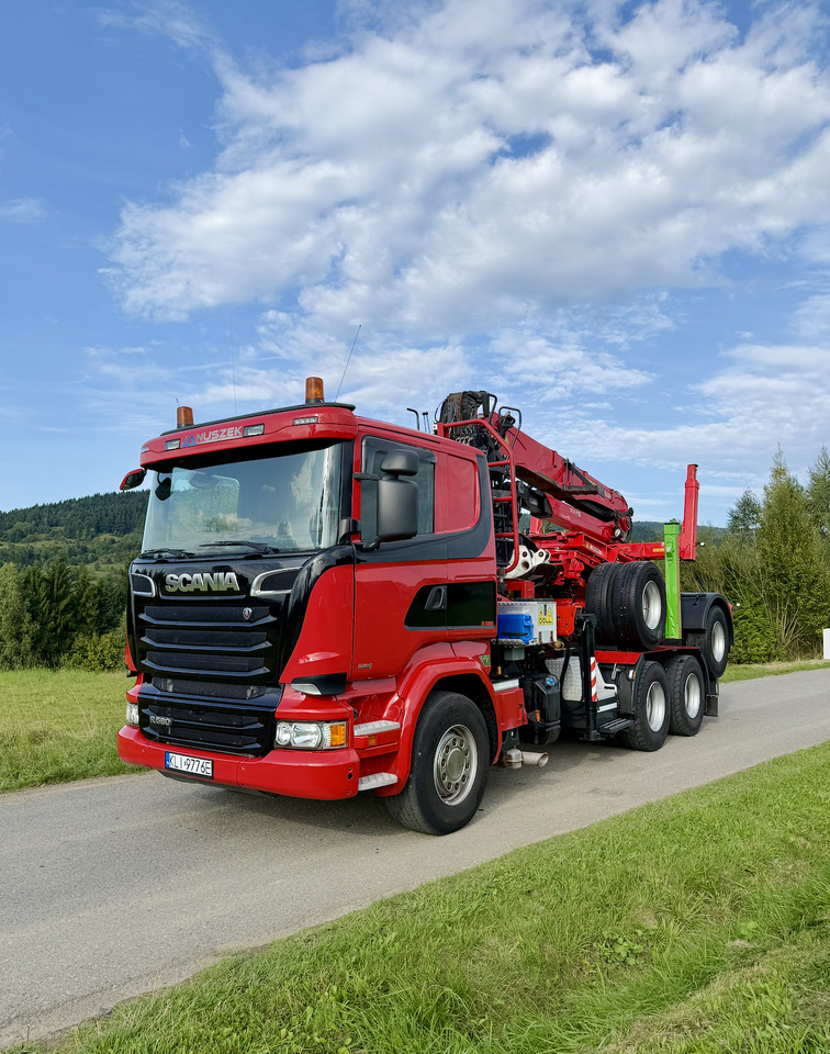 SCANIA R580 - Nákladné vozidlo na prepravu dreva, Auto s hydraulickou rukou: obrázok 1 SCANIA R580 - Nákladné vozidlo na prepravu dreva, Auto s hydraulickou rukou: obrázok 1