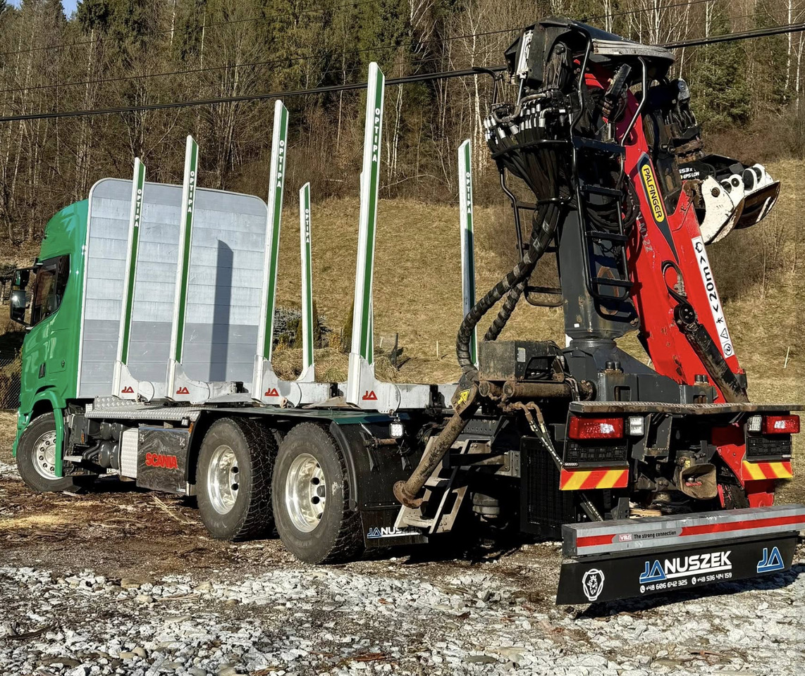 SCANIA R580 - Nákladné vozidlo na prepravu dreva, Auto s hydraulickou rukou: obrázok 4 SCANIA R580 - Nákladné vozidlo na prepravu dreva, Auto s hydraulickou rukou: obrázok 4