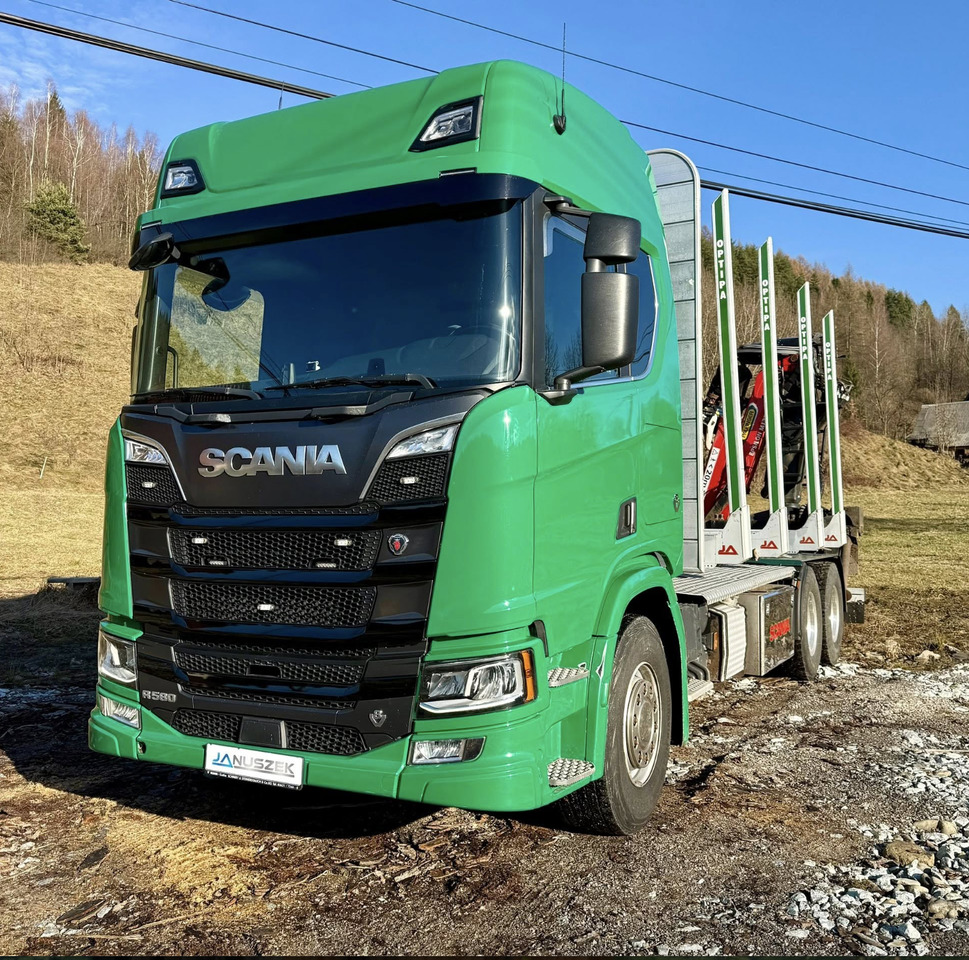 SCANIA R580 - Nákladné vozidlo na prepravu dreva, Auto s hydraulickou rukou: obrázok 1 SCANIA R580 - Nákladné vozidlo na prepravu dreva, Auto s hydraulickou rukou: obrázok 1