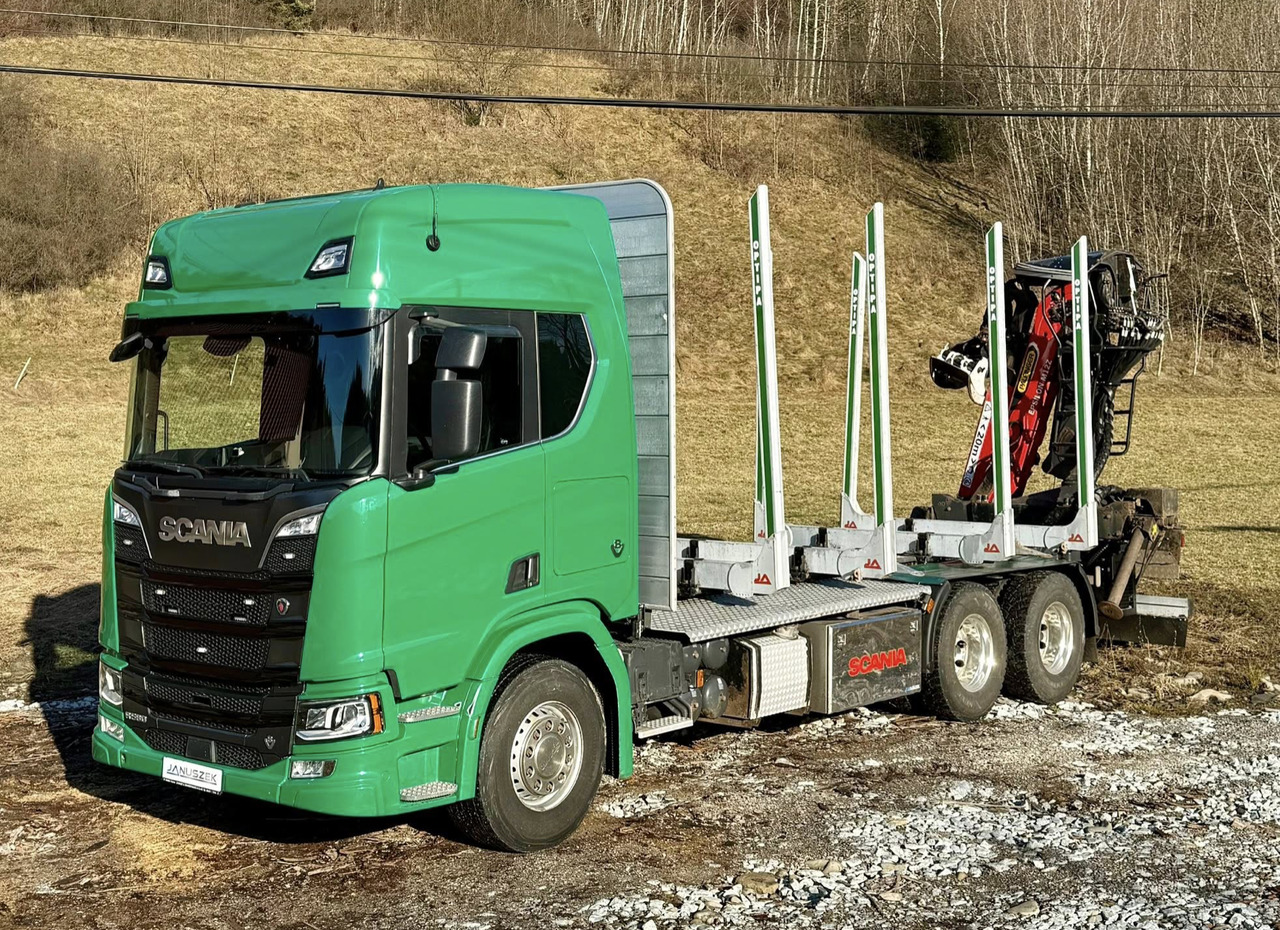 SCANIA R580 - Nákladné vozidlo na prepravu dreva, Auto s hydraulickou rukou: obrázok 2 SCANIA R580 - Nákladné vozidlo na prepravu dreva, Auto s hydraulickou rukou: obrázok 2