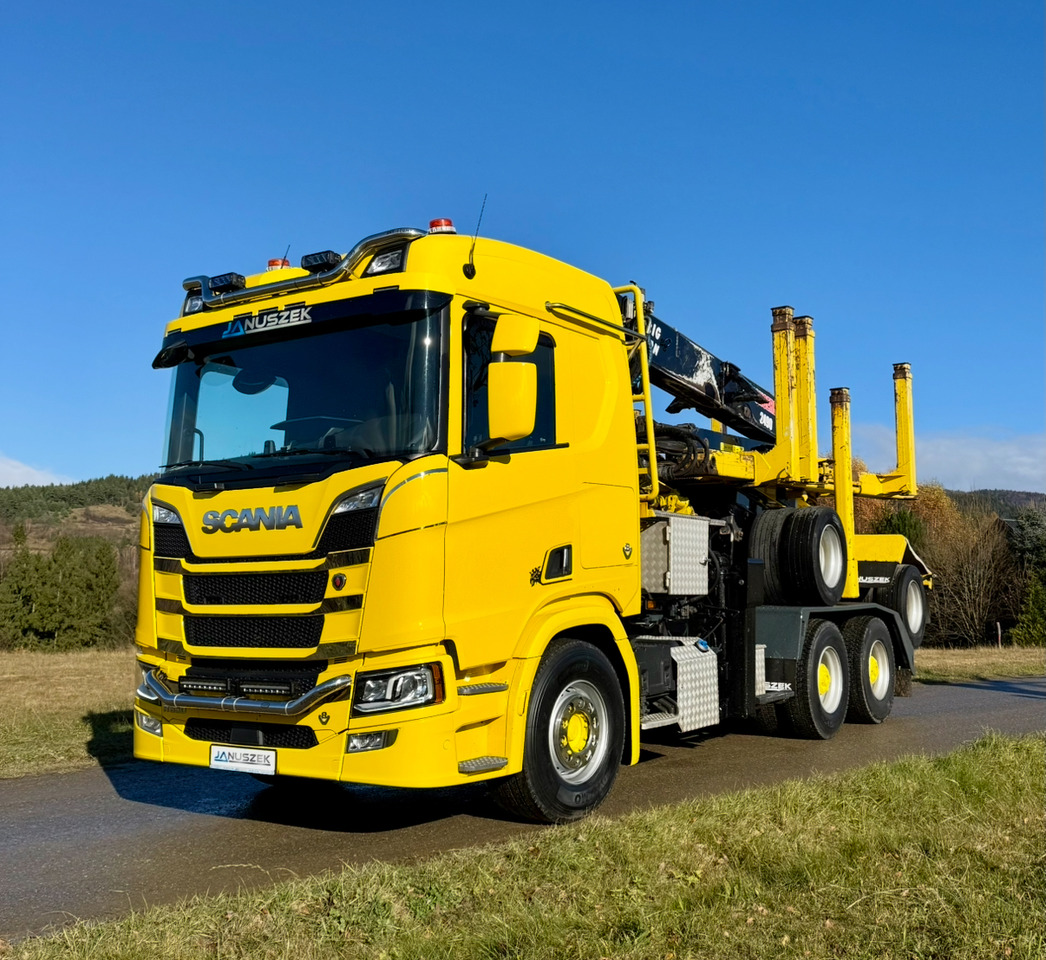 SCANIA R650 - Nákladné vozidlo na prepravu dreva, Auto s hydraulickou rukou: obrázok 1 SCANIA R650 - Nákladné vozidlo na prepravu dreva, Auto s hydraulickou rukou: obrázok 1