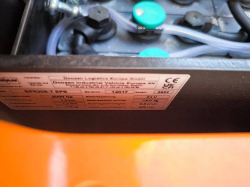 Doosan BPR208-7 EPS - Paletový vozík: obrázok 4 Doosan BPR208-7 EPS - Paletový vozík: obrázok 4