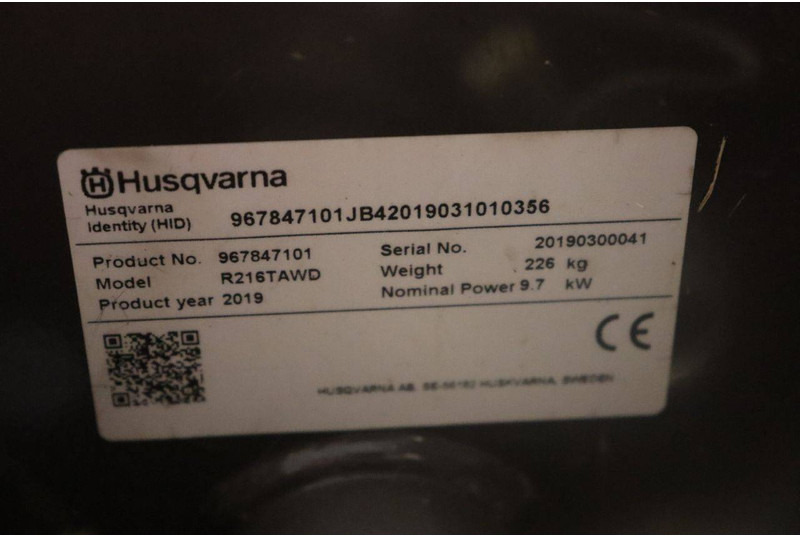 Záhradná kosačka Husqvarna R216TAWD: obrázok 18
