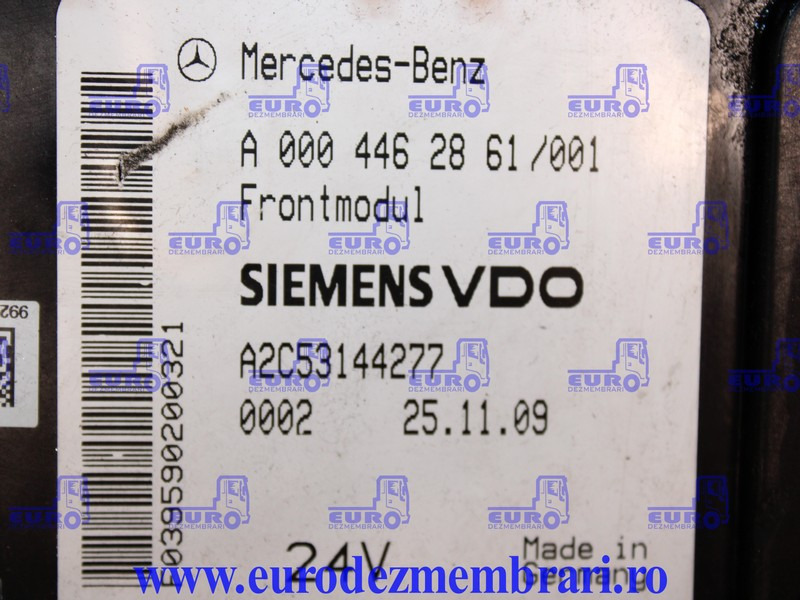 CALCULATOR FRONTMODUL MERCEDES ACTROS MP3 A0004462861, A0004462661 - Riadiaca jednotka pre Nákladné auto: obrázok 2 CALCULATOR FRONTMODUL MERCEDES ACTROS MP3 A0004462861, A0004462661 - Riadiaca jednotka pre Nákladné auto: obrázok 2