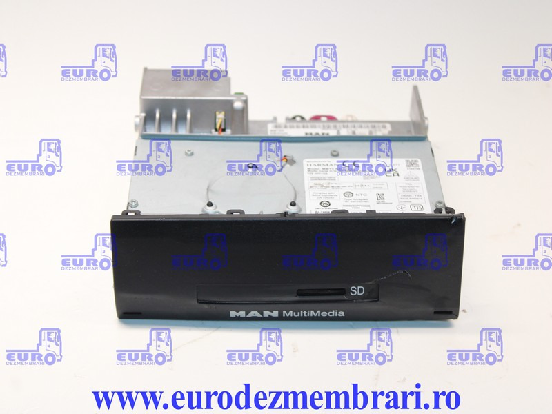 CALCULATOR UNITATE MULTIMEDIA MMTA3 MAN TGX TG3 81.28100.6085 - Riadiaca jednotka pre Nákladné auto: obrázok 1 CALCULATOR UNITATE MULTIMEDIA MMTA3 MAN TGX TG3 81.28100.6085 - Riadiaca jednotka pre Nákladné auto: obrázok 1