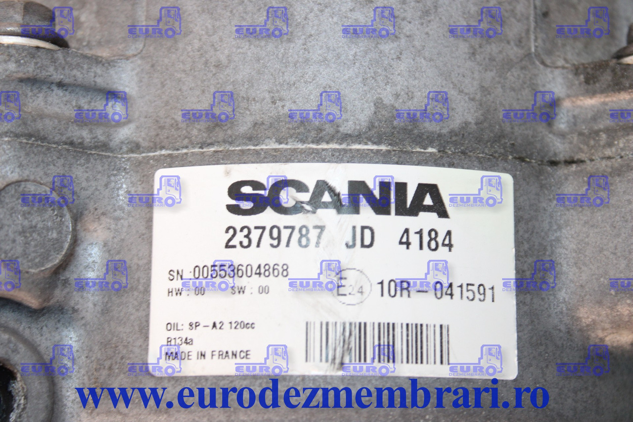 COMPRESOR CLIMA STATIONARE SCANIA 2379787 - Kompresor klimatizácie pre Nákladné auto: obrázok 2 COMPRESOR CLIMA STATIONARE SCANIA 2379787 - Kompresor klimatizácie pre Nákladné auto: obrázok 2