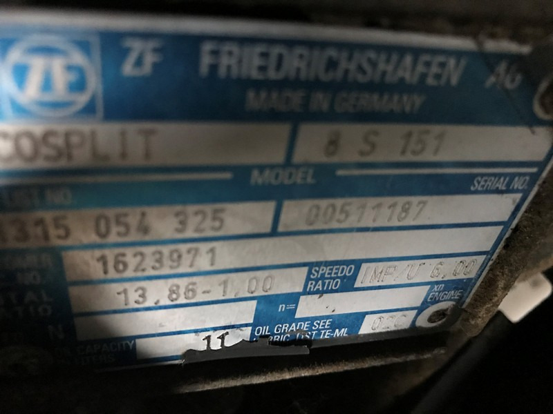 CUTIE DE VITEZE ZF 8 S 151 R=13,86-1,00 - Prevodovka pre Nákladné auto: obrázok 3 CUTIE DE VITEZE ZF 8 S 151 R=13,86-1,00 - Prevodovka pre Nákladné auto: obrázok 3