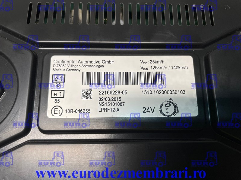 ELEMENT BORD CEAS BORD RENAULT T 22166228, 22224253 - Palubná doska pre Nákladné auto: obrázok 3 ELEMENT BORD CEAS BORD RENAULT T 22166228, 22224253 - Palubná doska pre Nákladné auto: obrázok 3