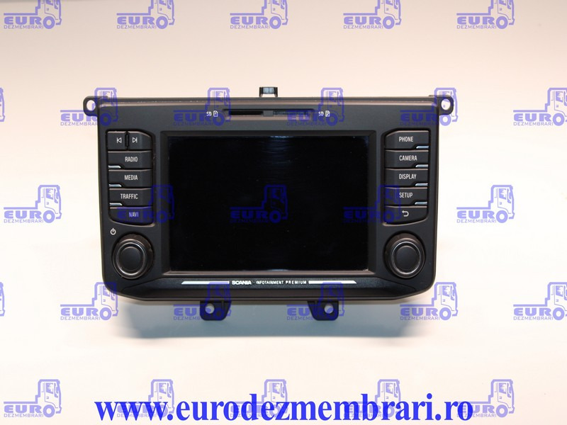 ELEMENT BORD UNITATE MULTIMEDIA SCANIA NGS 2583774, 2594721, 2735760, 2635711, 2783088, 2819278, 2819281 - Palubná doska pre Nákladné auto: obrázok 1 ELEMENT BORD UNITATE MULTIMEDIA SCANIA NGS 2583774, 2594721, 2735760, 2635711, 2783088, 2819278, 2819281 - Palubná doska pre Nákladné auto: obrázok 1