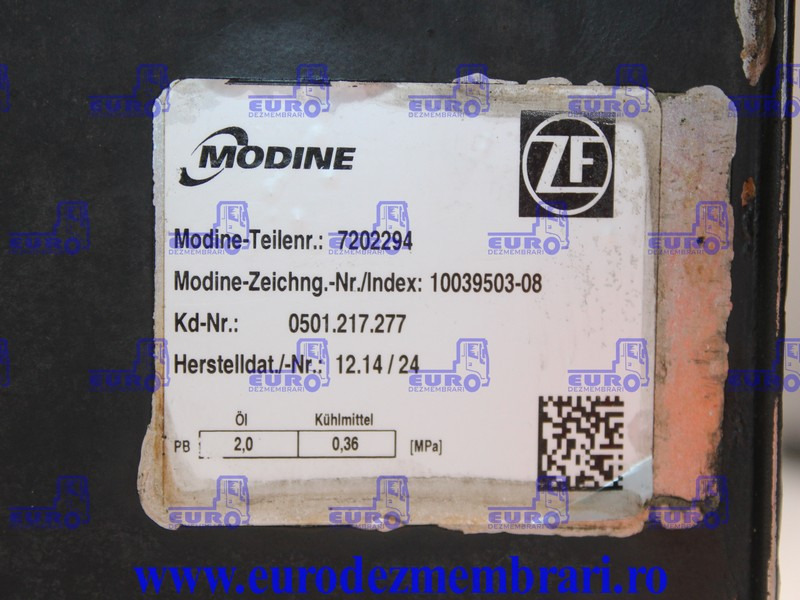RADIATOR ULEI INTARDER MAN TGX 81.32004.6441, 0501217277, 81.32560.0075 - Olejový chladič pre Nákladné auto: obrázok 3 RADIATOR ULEI INTARDER MAN TGX 81.32004.6441, 0501217277, 81.32560.0075 - Olejový chladič pre Nákladné auto: obrázok 3