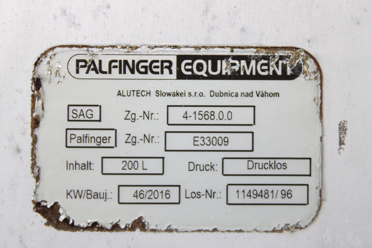 REZERVOR ULEI HIDRAULIC 200L PALFINGER E33009 - Hydraulická nádrž pre Nákladné auto: obrázok 4 REZERVOR ULEI HIDRAULIC 200L PALFINGER E33009 - Hydraulická nádrž pre Nákladné auto: obrázok 4