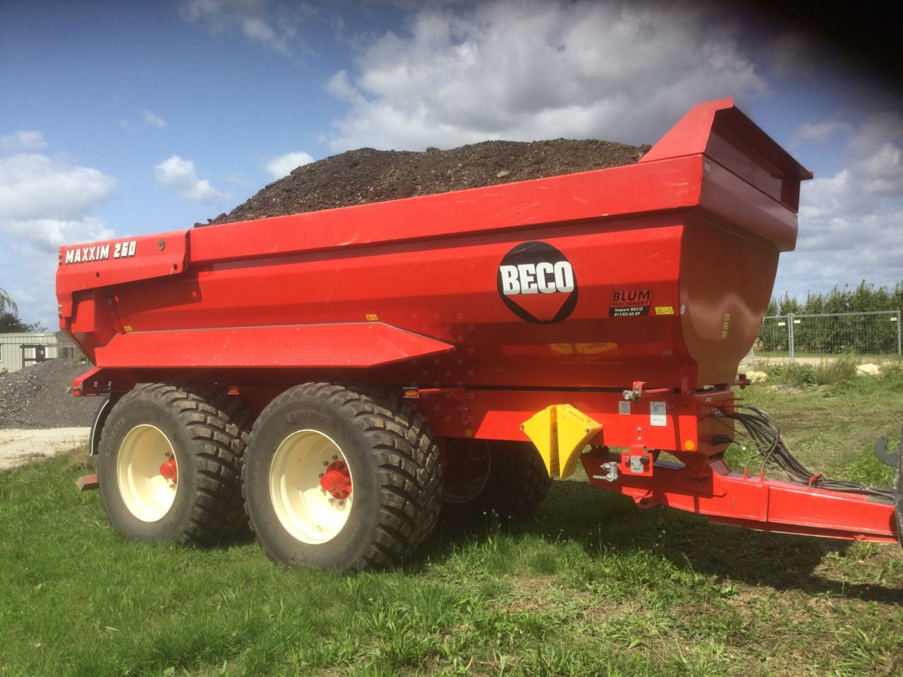 Beco Maxxim 260 - Príves sklápěcí: obrázok 2 Beco Maxxim 260 - Príves sklápěcí: obrázok 2