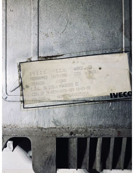 Iveco Wabco 99432831 - Riadiaca jednotka: obrázok 2 Iveco Wabco 99432831 - Riadiaca jednotka: obrázok 2