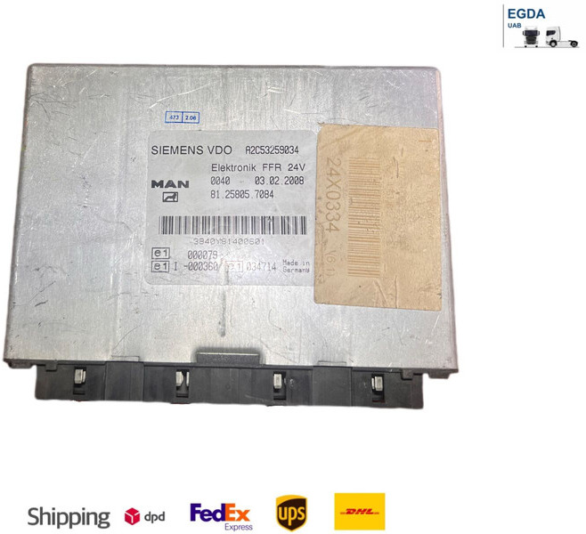 MAN SIEMENS VDO Elektronik FFR A2C53259034 81.25805.7084 - Riadiaca jednotka: obrázok 1 MAN SIEMENS VDO Elektronik FFR A2C53259034 81.25805.7084 - Riadiaca jednotka: obrázok 1