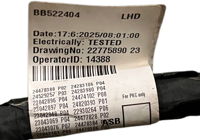 Volvo FH5/Aero - Kábel/ Káblový zväzok: obrázok 3 Volvo FH5/Aero - Kábel/ Káblový zväzok: obrázok 3