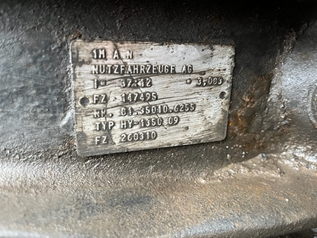 MAN TGX Typ 1350 - Zadná náprava pre Nákladné auto: obrázok 2 MAN TGX Typ 1350 - Zadná náprava pre Nákladné auto: obrázok 2