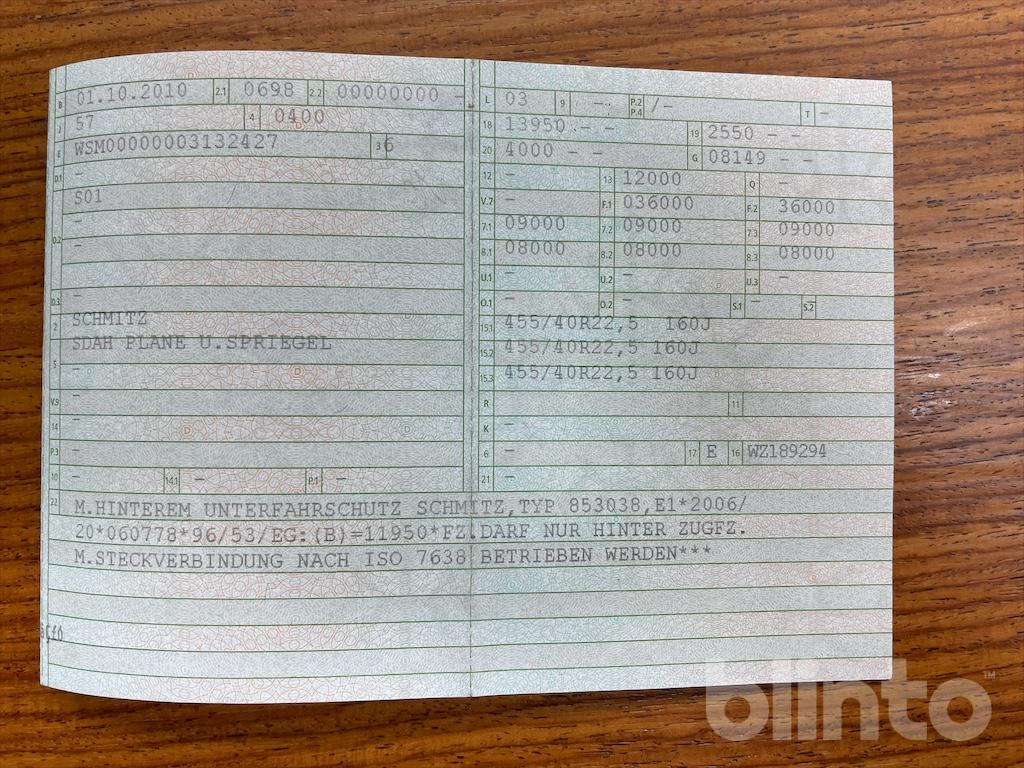 2010 Schmitz Cargobull S01 - Plachtový náves: obrázok 5 2010 Schmitz Cargobull S01 - Plachtový náves: obrázok 5