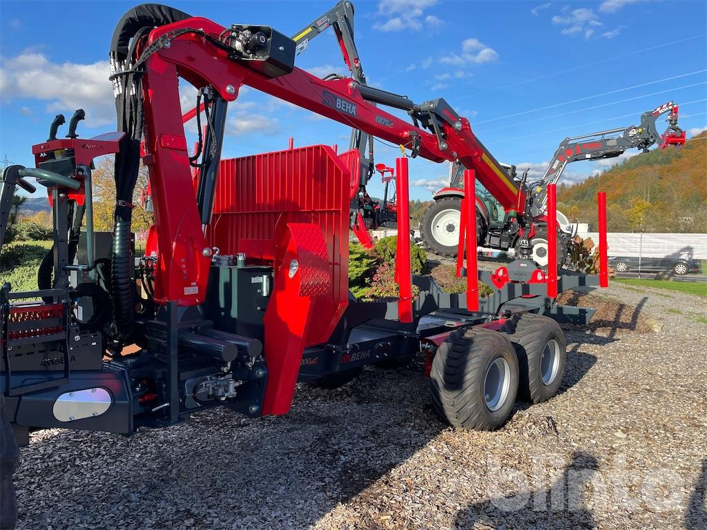 BEHA V1200 mit Kran 8870 (2025) - Vyvážací príves: obrázok 1 BEHA V1200 mit Kran 8870 (2025) - Vyvážací príves: obrázok 1