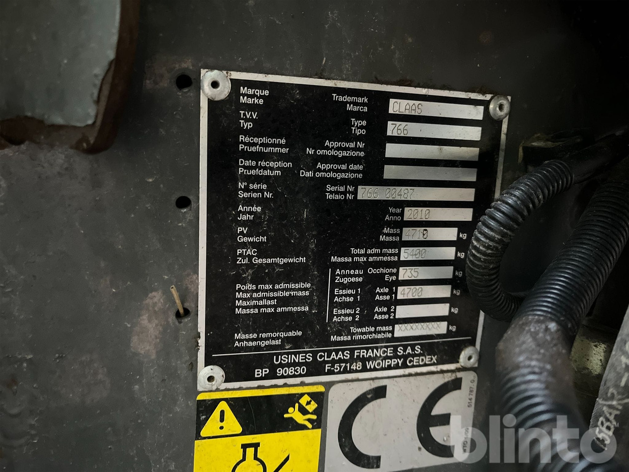 Lis na okrúhle balíky, Obaľovací stroj Claas Rollant 355 Uniwrap: obrázok 8 Lis na okrúhle balíky, Obaľovací stroj Claas Rollant 355 Uniwrap: obrázok 8