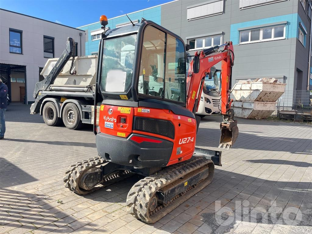 Kubota U27 - 4 HI - Mini rýpadlo: obrázok 3 Kubota U27 - 4 HI - Mini rýpadlo: obrázok 3